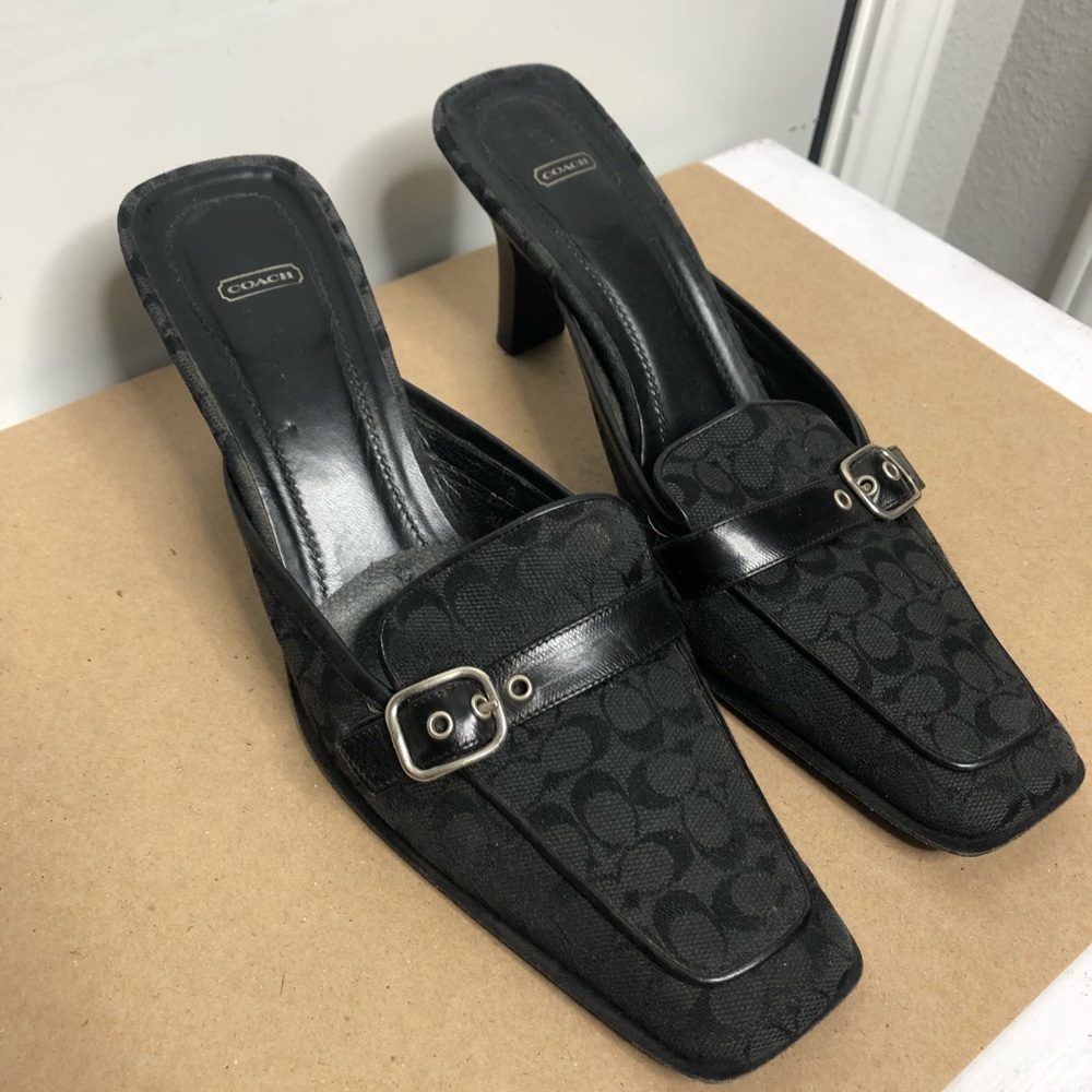 Coach Slip On Mules Gwynne 8B